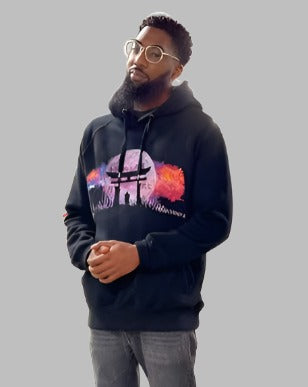 Black Space Samurai Hoodie product image