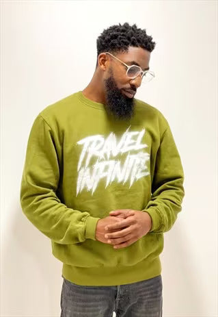 Travel Infinite Signature Drip Sweatshirt - a98bae - Travel Infinite