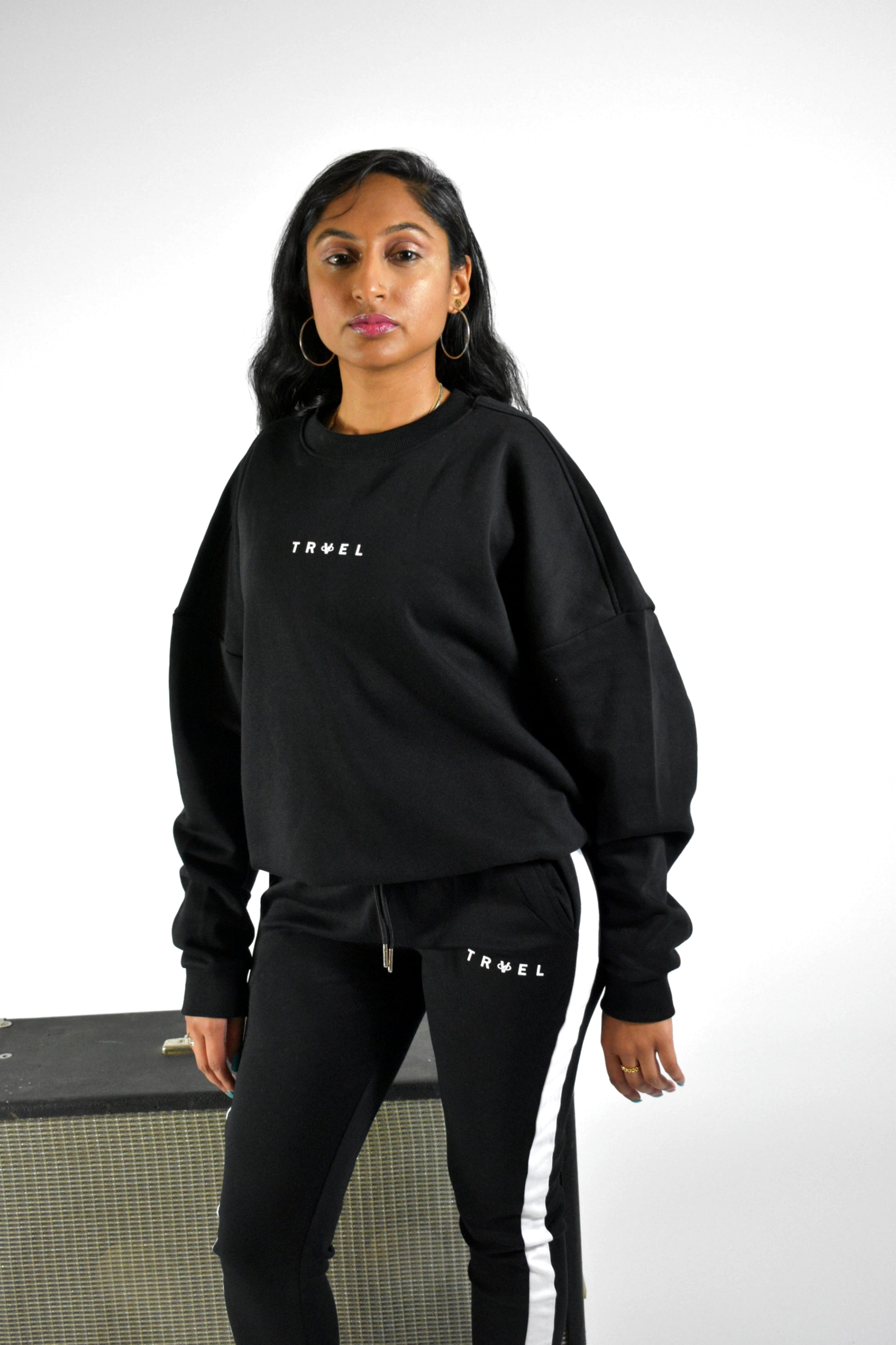 Travel infinite overside drawstring crewneck - a98bae - Travel Infinite